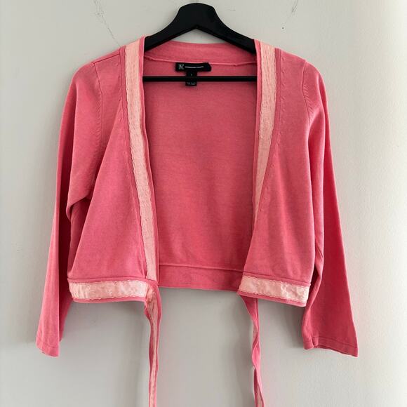 Y2K INC International Concepts Silk Tie Top Size Large - Picture 2 of 4